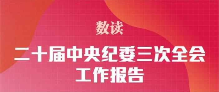 数读二十届中央纪委三次全会工作汇报